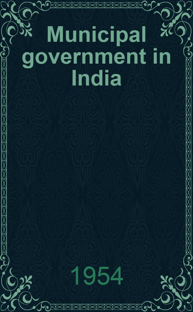 Municipal government in India