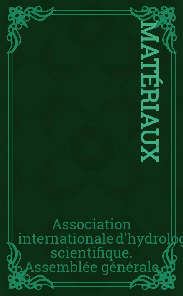 [Matériaux]