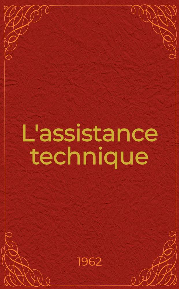 L'assistance technique