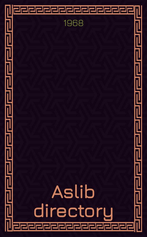 Aslib directory