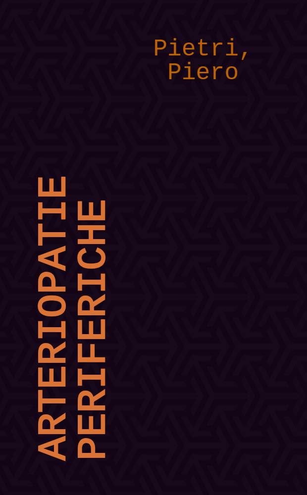 Arteriopatie periferiche : Sintesi di una esperienza chirurgica