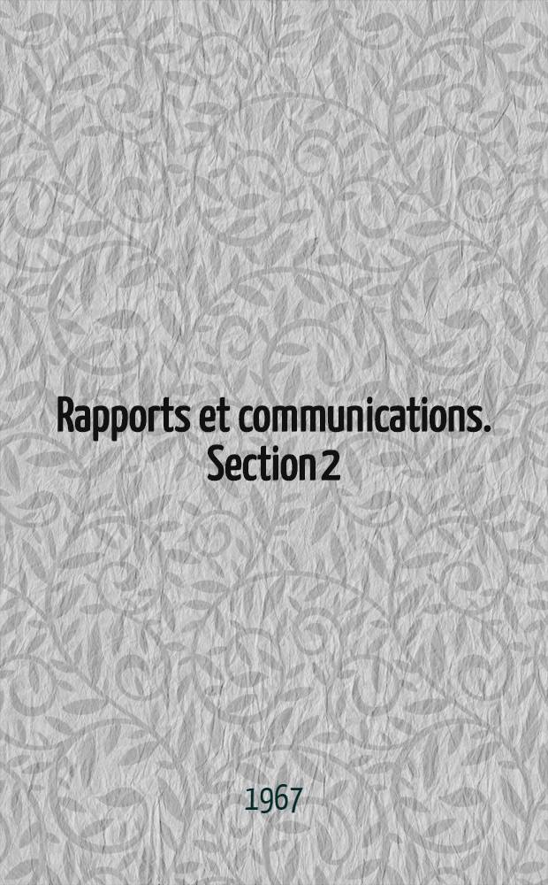[Rapports et communications]. Section 2 : [Programmation des calculateurs]