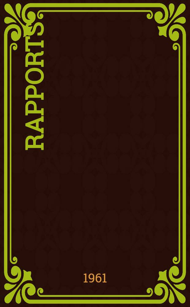 [Rapports]