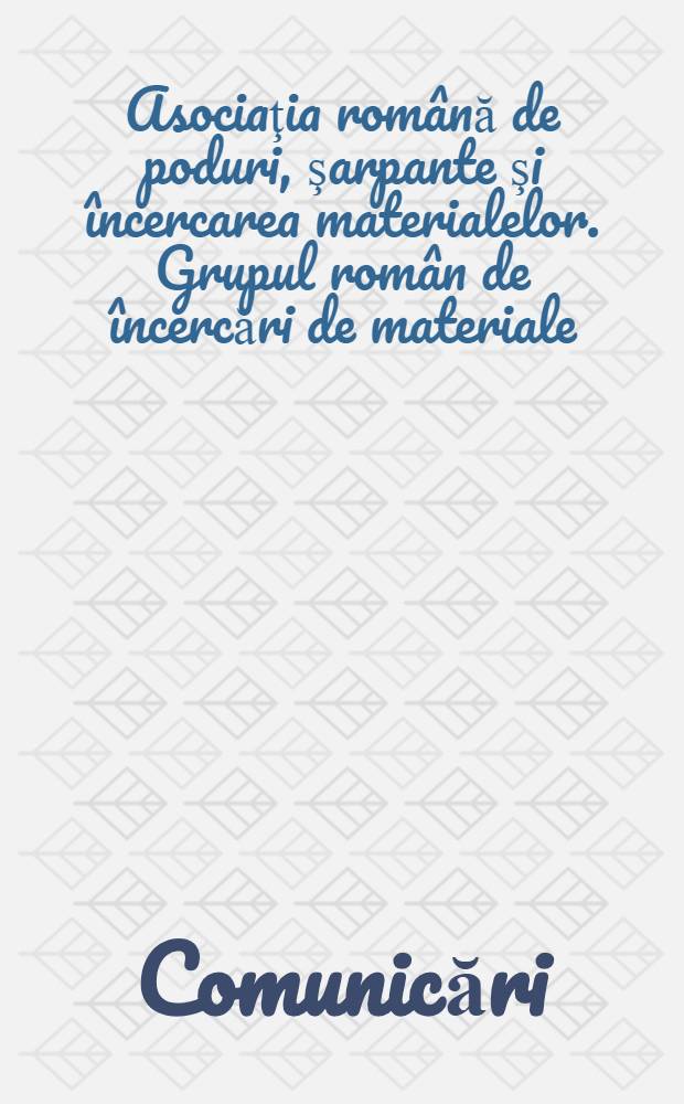 [Comunicări]