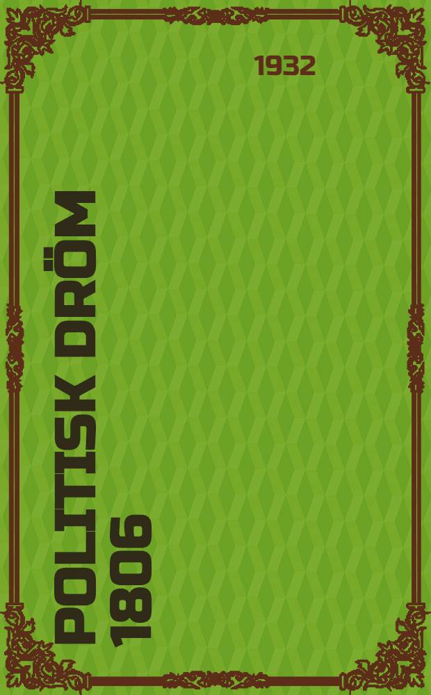 Politisk dröm 1806