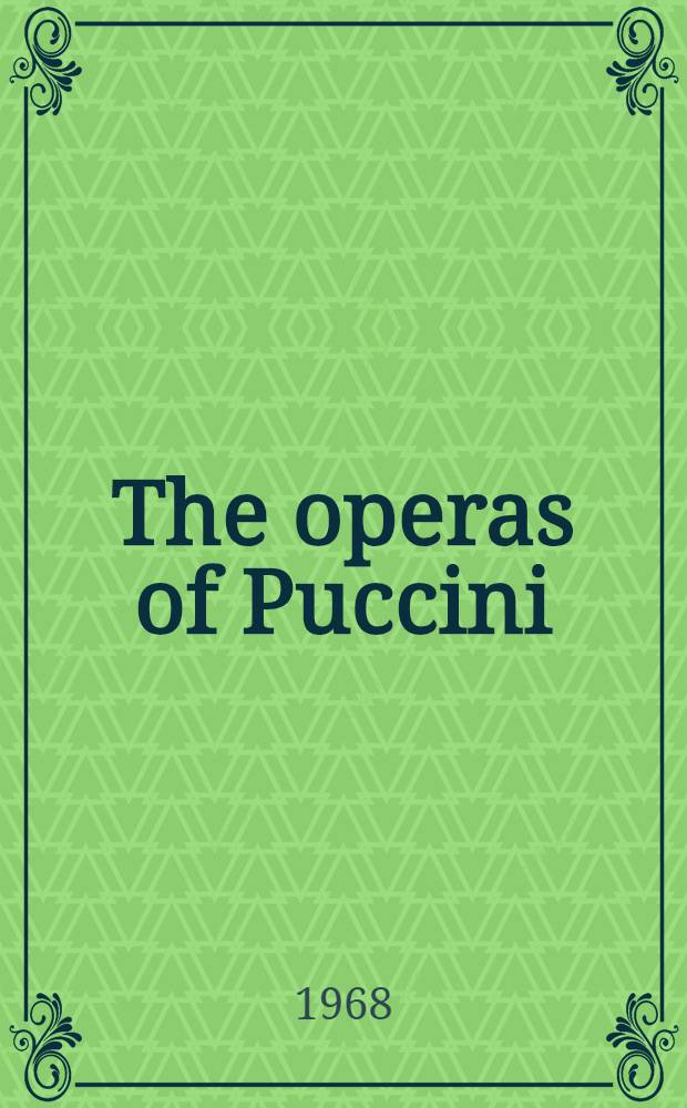 The operas of Puccini