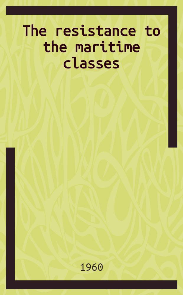 The resistance to the maritime classes : The survival of feudalism in the France of Colbert