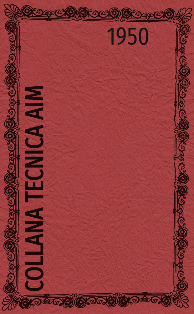 Collana tecnica AIM