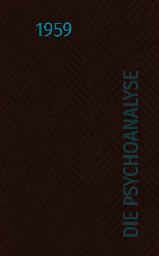 Die Psychoanalyse