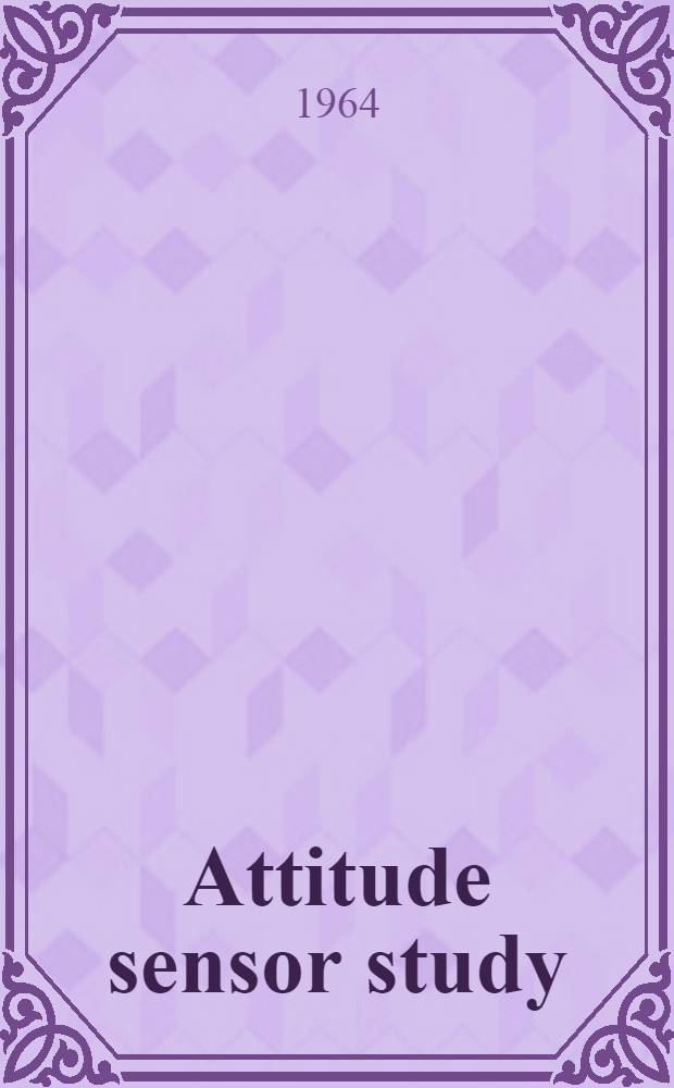 Attitude sensor study