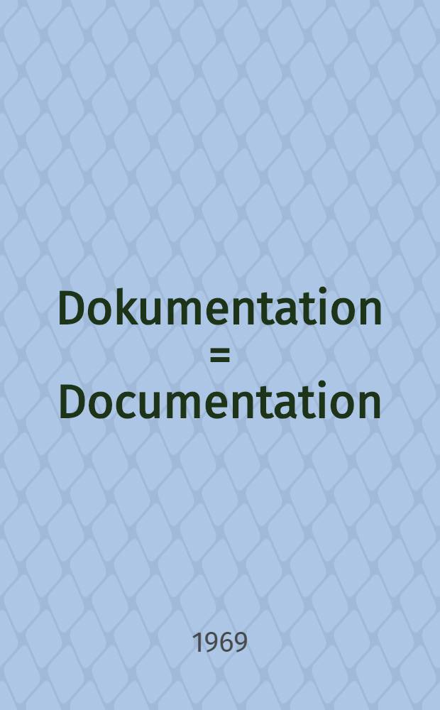 [Dokumentation] = Documentation