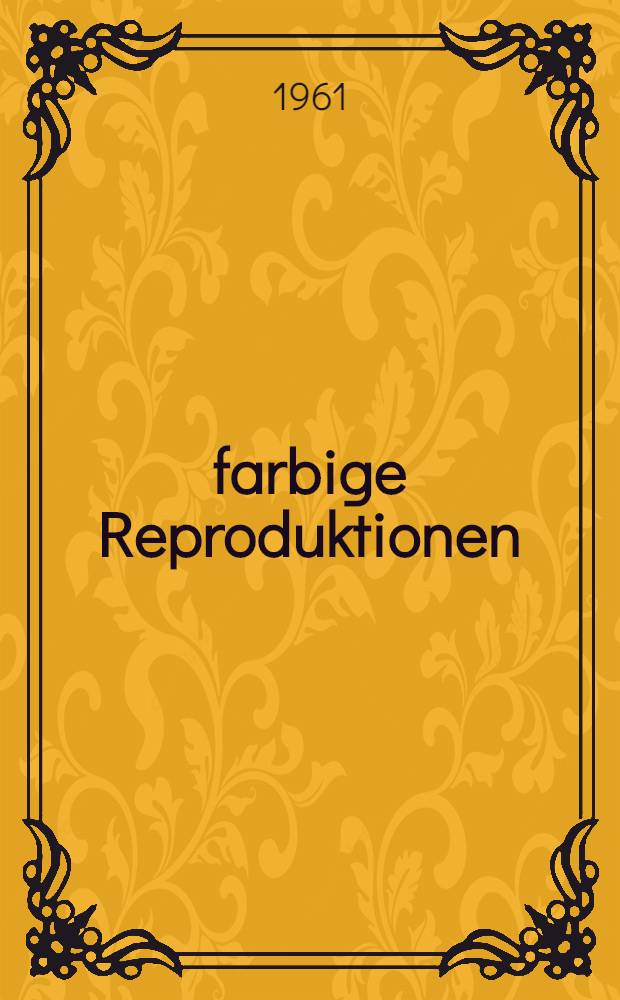 16 farbige Reproduktionen