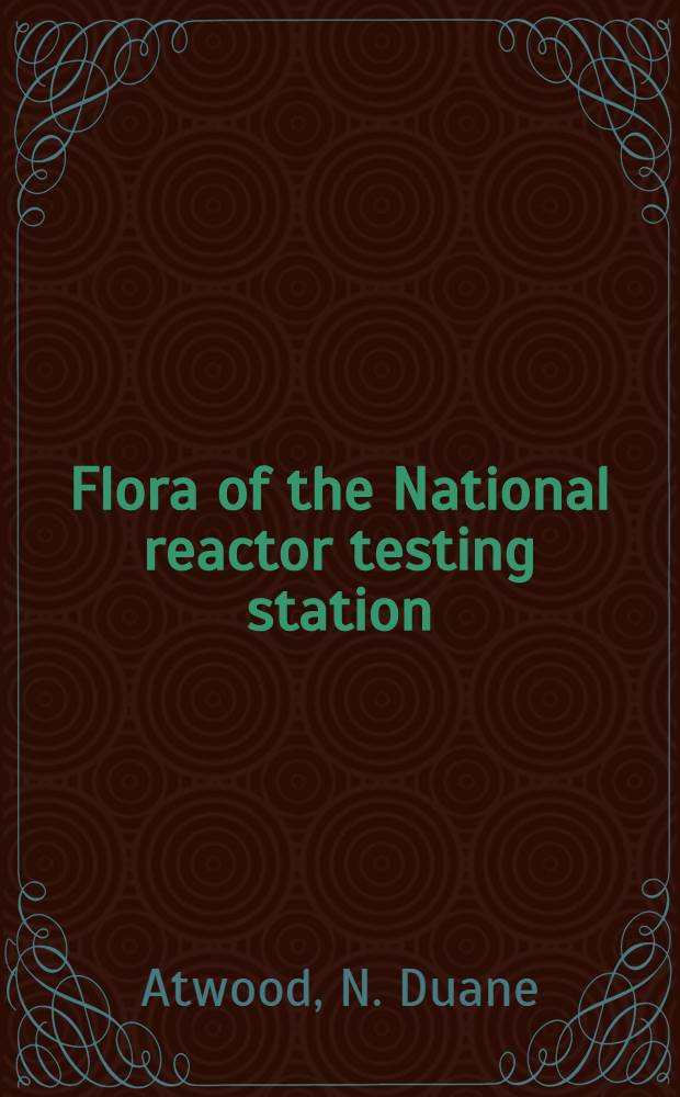 Flora of the National reactor testing station
