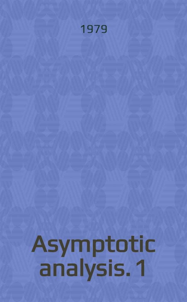 Asymptotic analysis. [1] : From theory to application