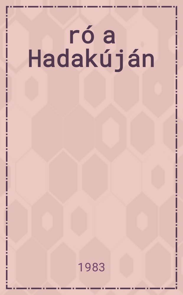 Író a Hadakúján