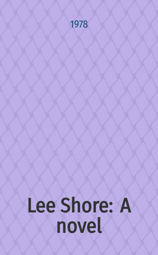 Lee Shore : A novel
