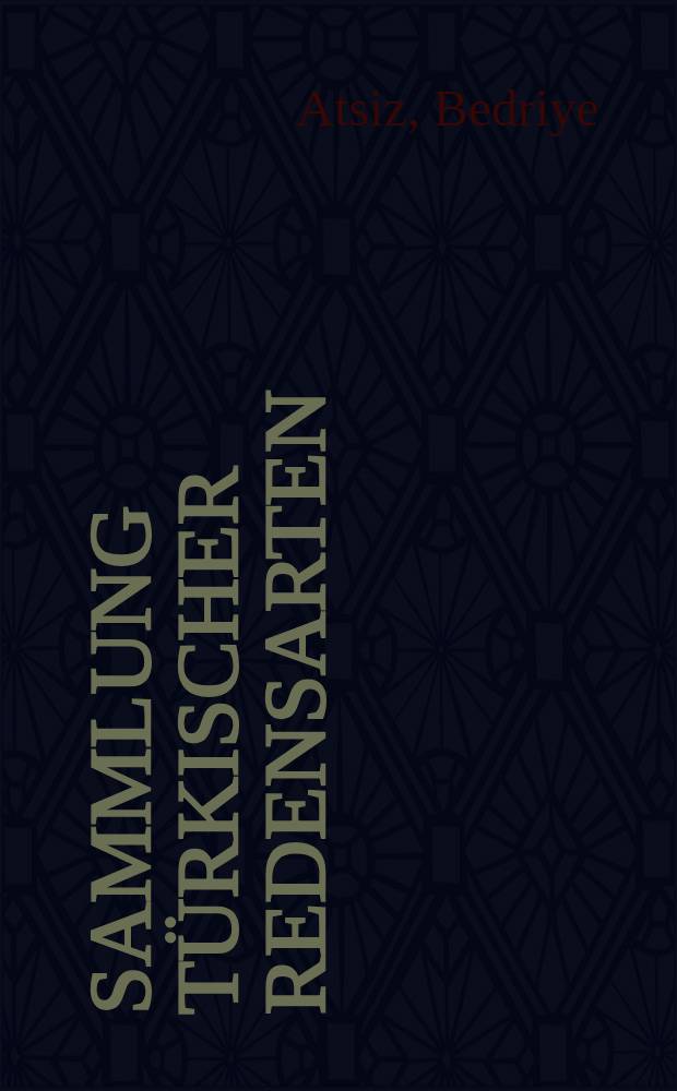 Sammlung türkischer Redensarten