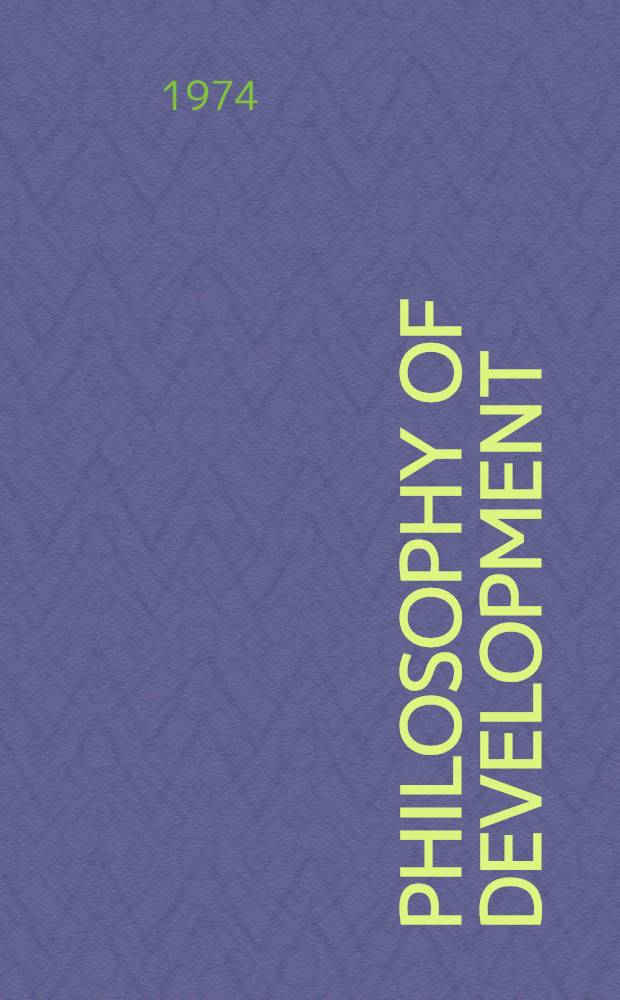 Philosophy of development