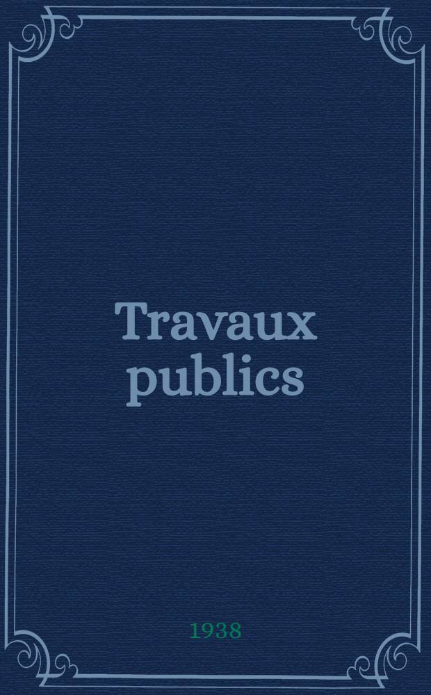 Travaux publics