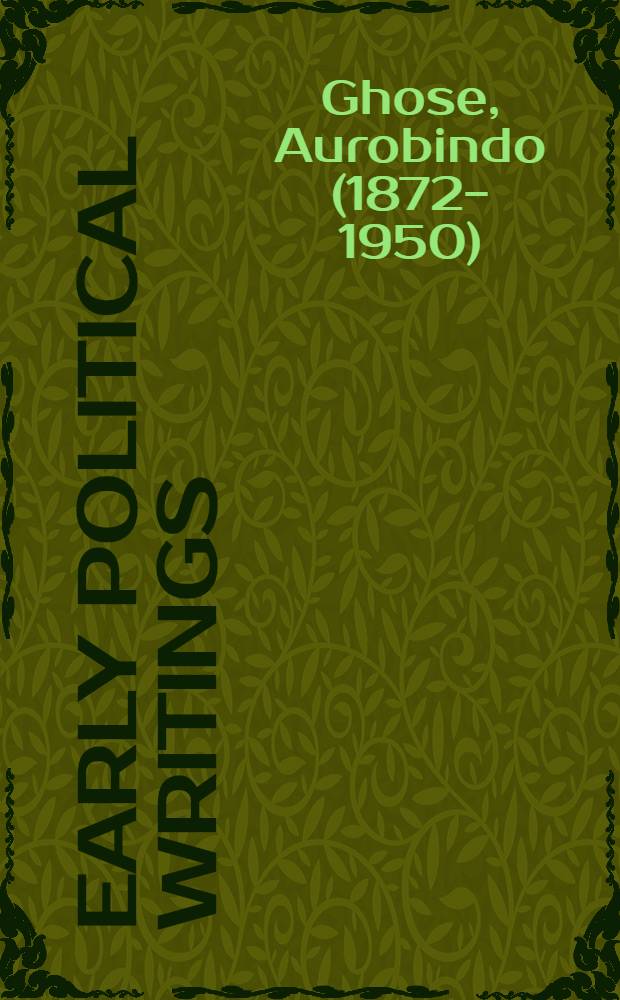 Early political writings