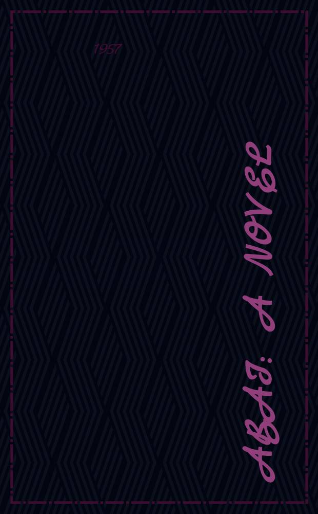 Abai : A novel
