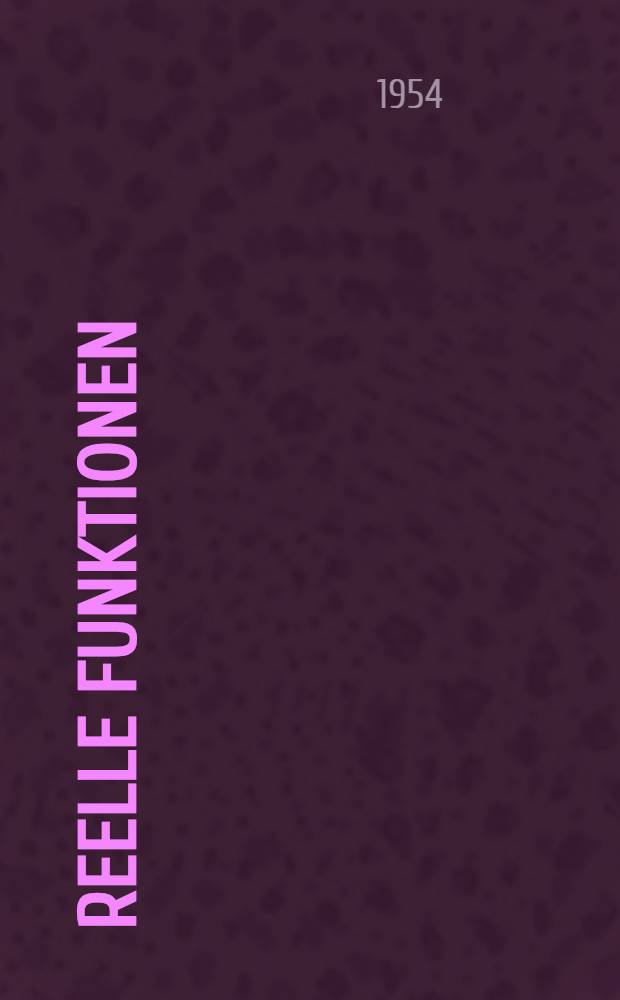 Reelle Funktionen