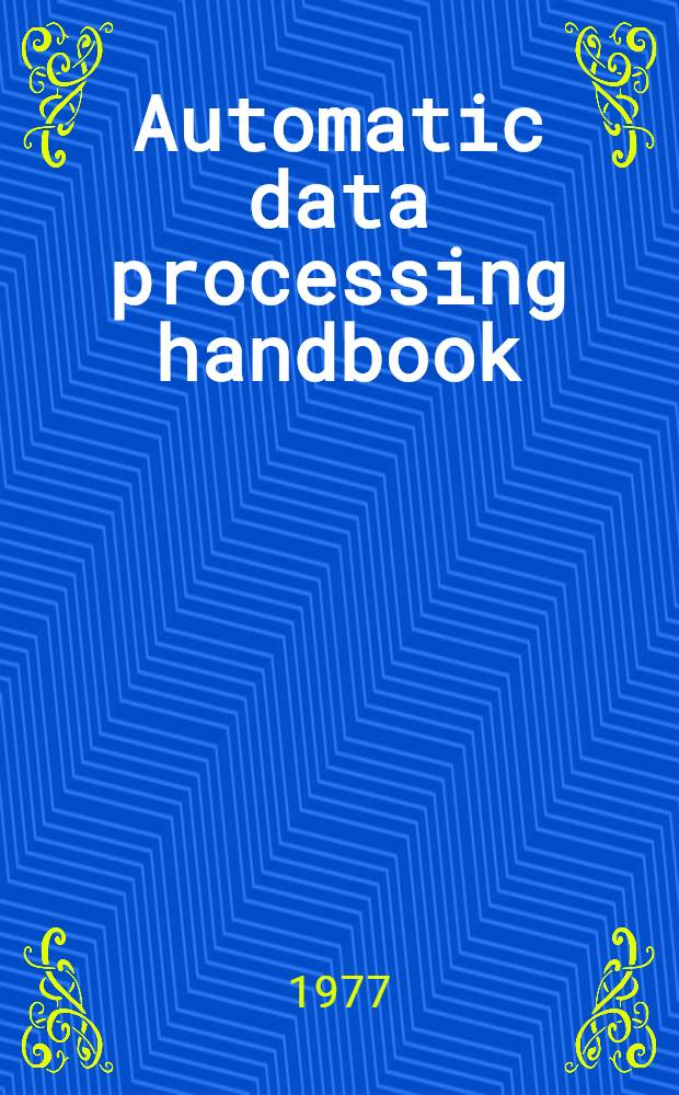 Automatic data processing handbook