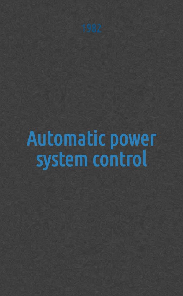 Automatic power system control