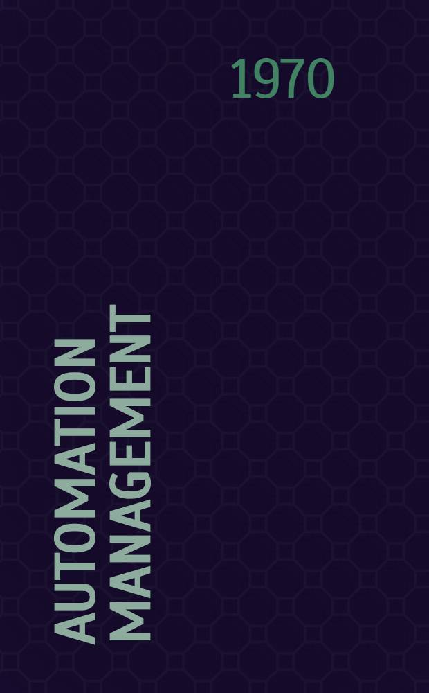 Automation management : The social perspective