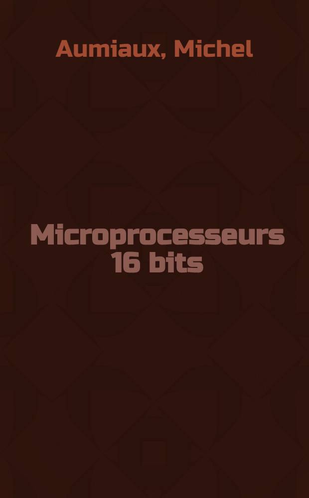 Microprocesseurs 16 bits