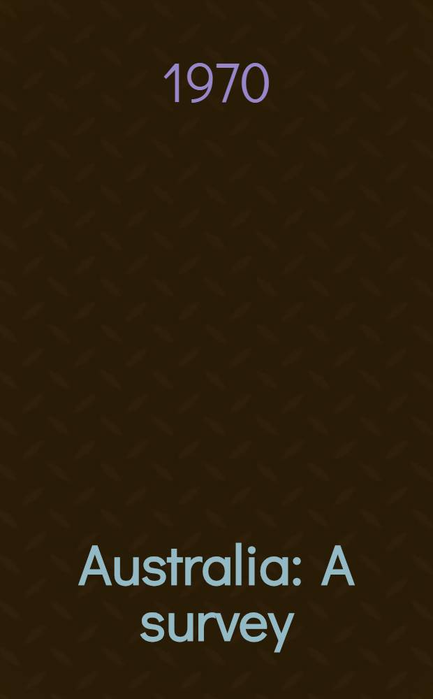 Australia : A survey