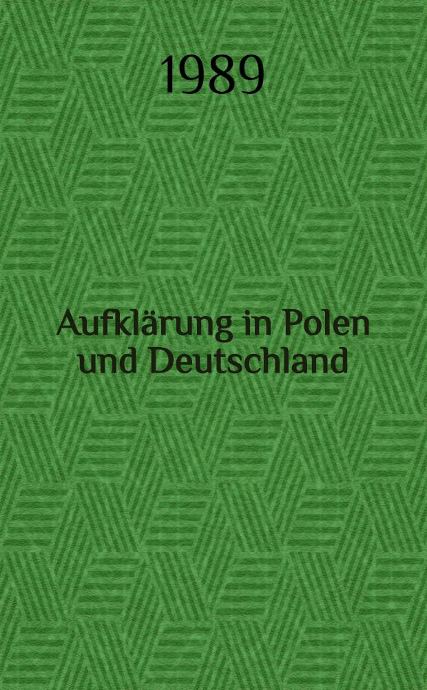 Aufklärung in Polen und Deutschland