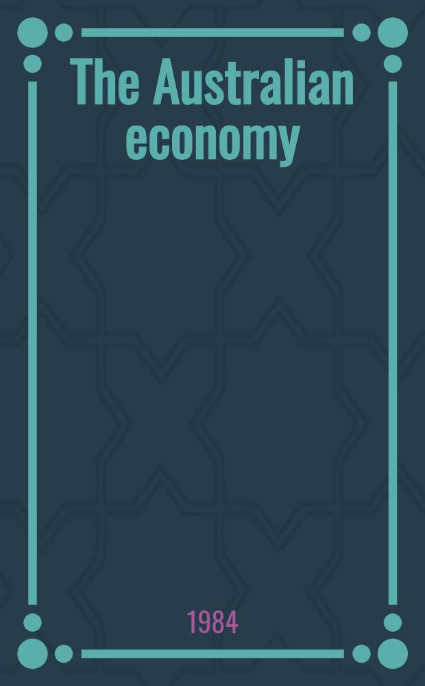 The Australian economy : A view from the North