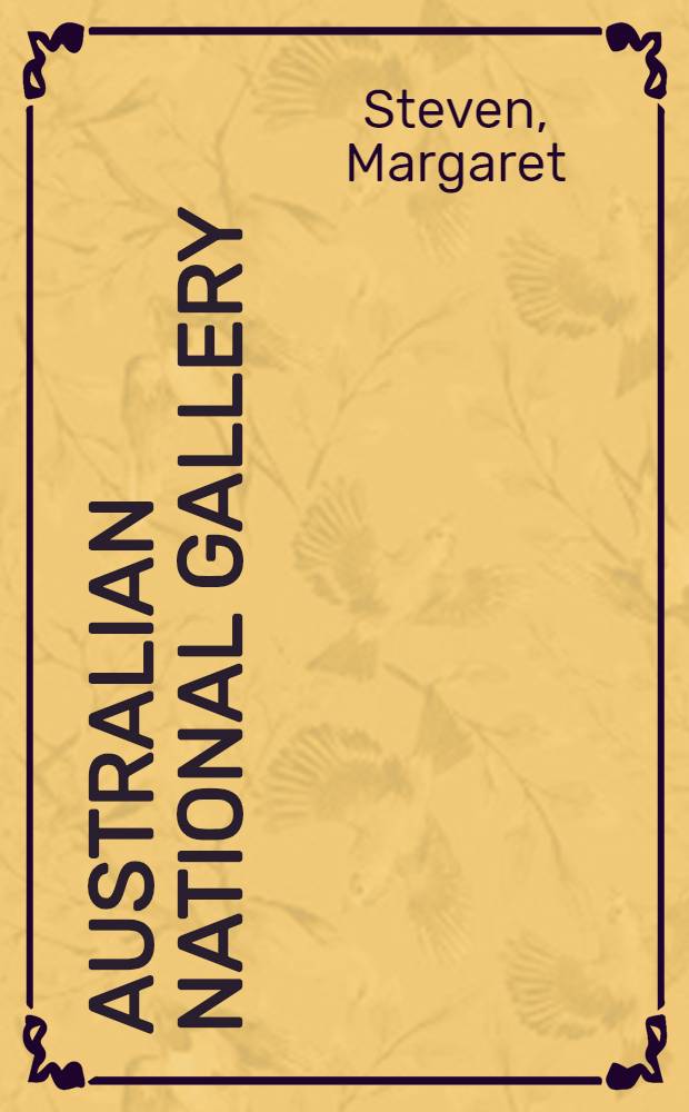 Australian national gallery : An introduction