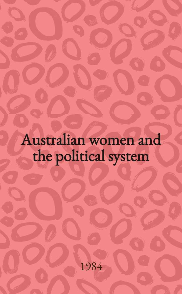 Australian women and the political system