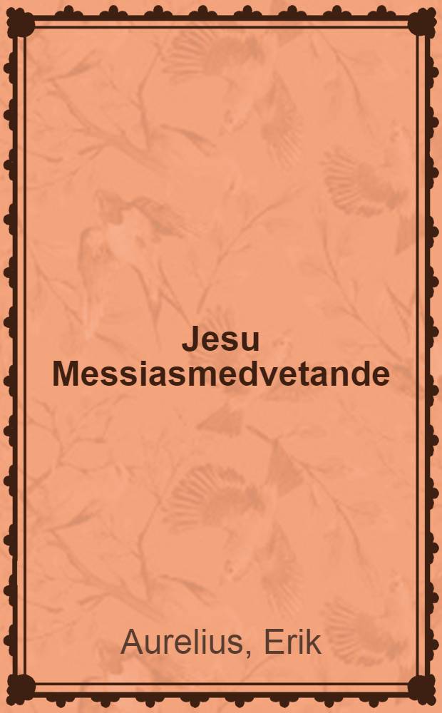 Jesu Messiasmedvetande
