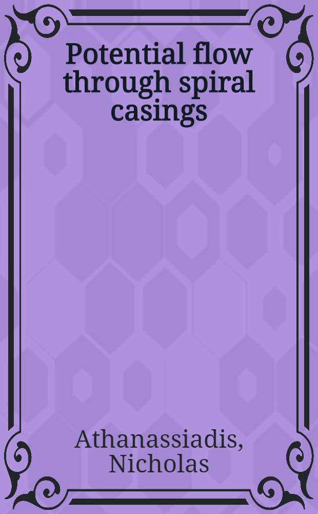 Potential flow through spiral casings