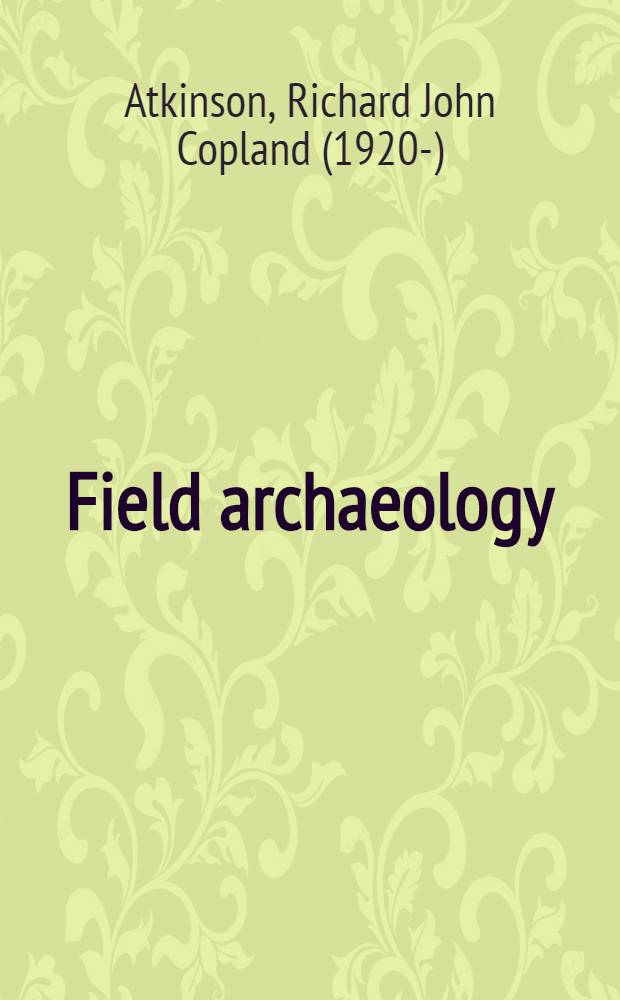 Field archaeology