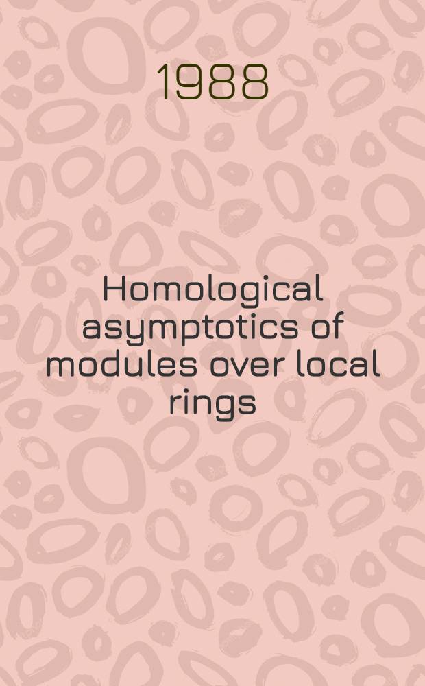 Homological asymptotics of modules over local rings