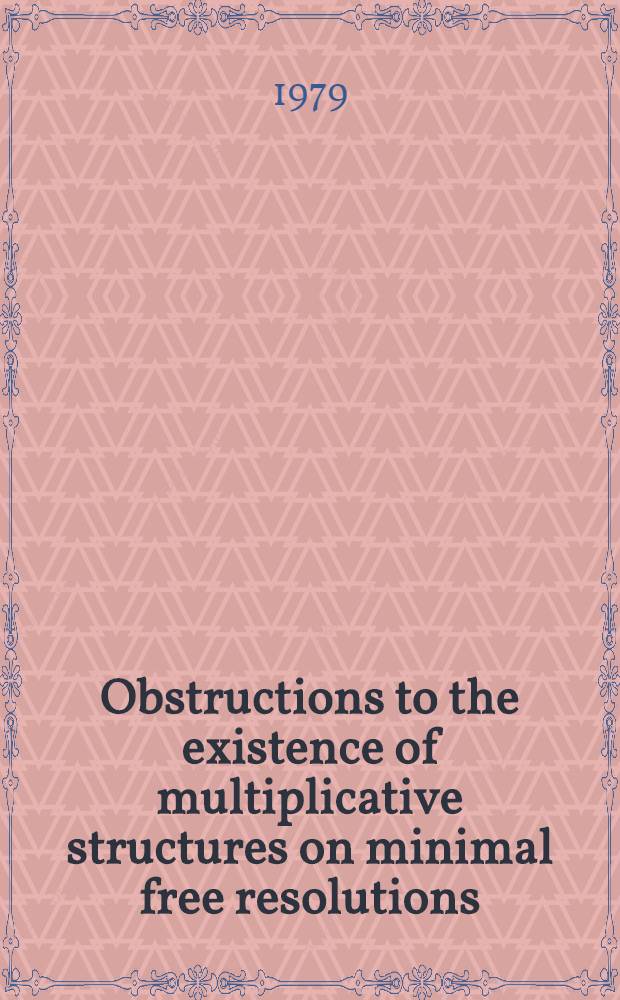 Obstructions to the existence of multiplicative structures on minimal free resolutions