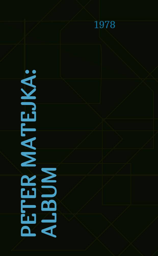 Peter Matejka : Album