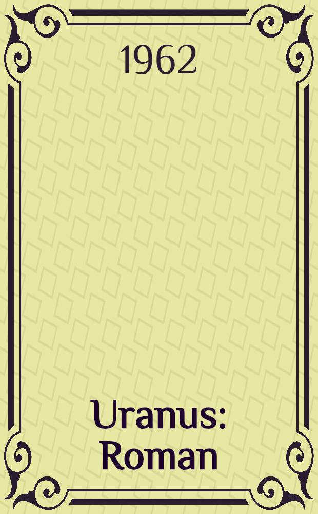Uranus : Roman
