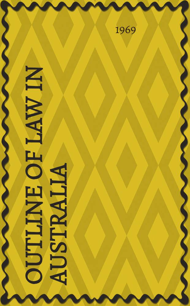 Outline of law in Australia