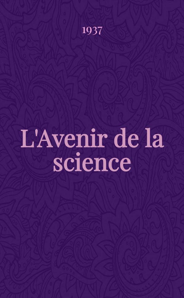 L'Avenir de la science