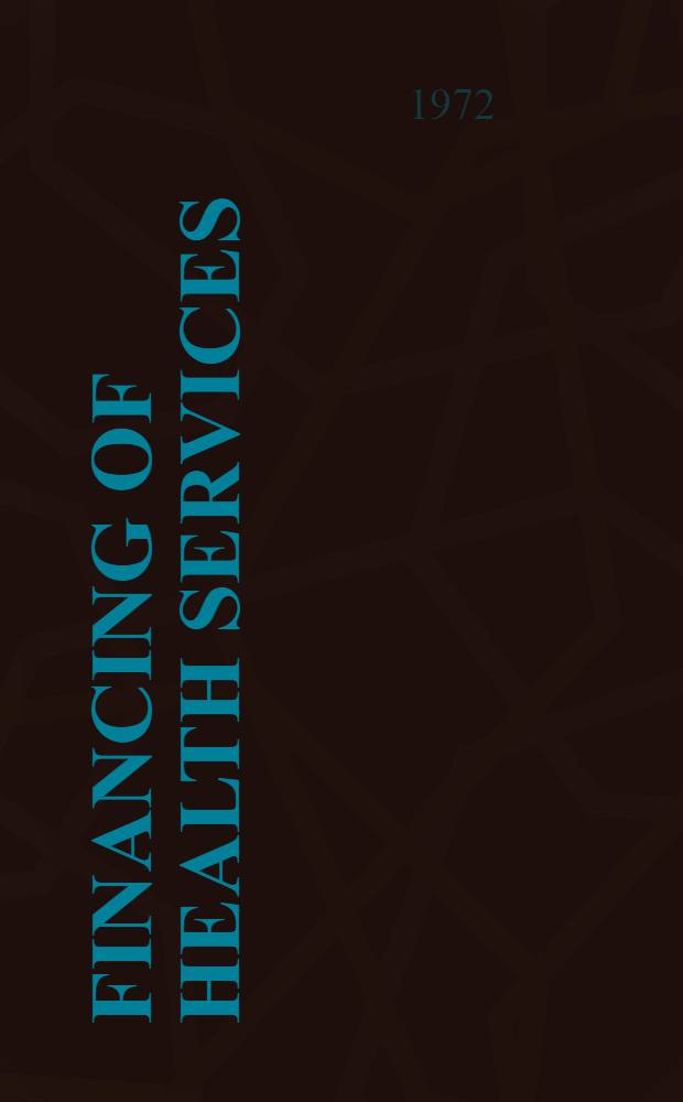 Financing of health services