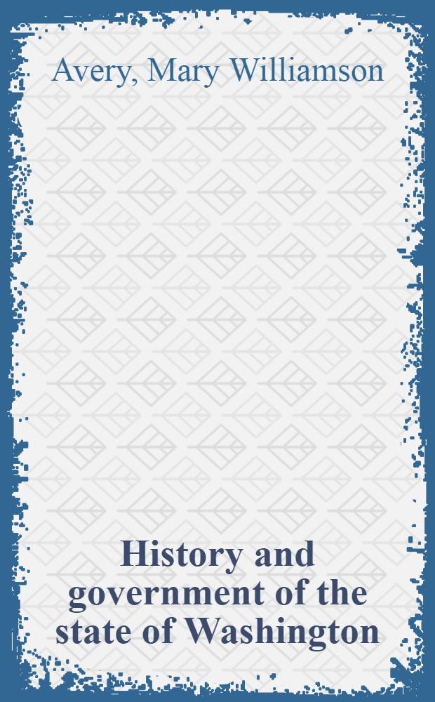 History and government of the state of Washington