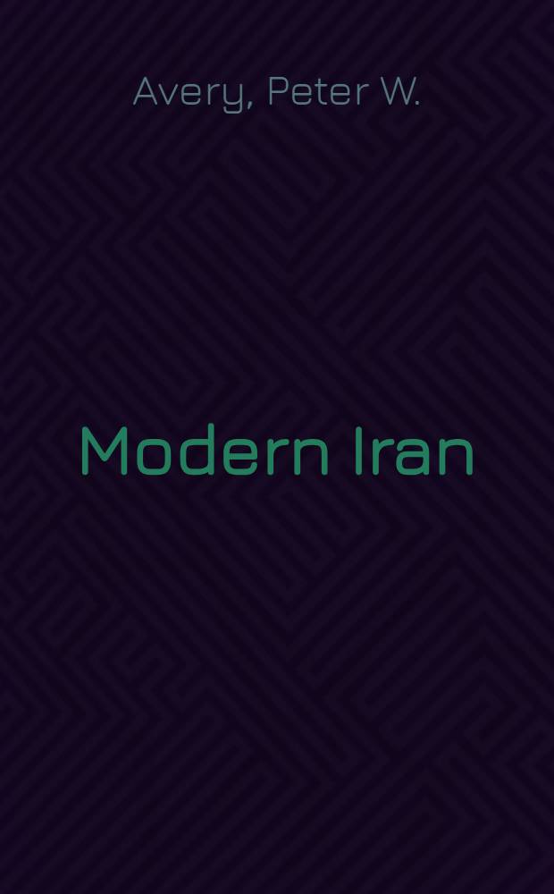 Modern Iran