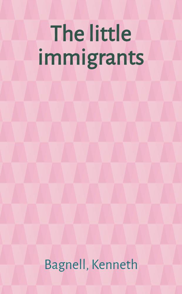 The little immigrants : The orphans who came to Canada