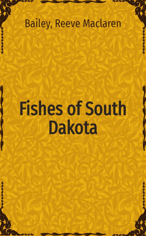 Fishes of South Dakota