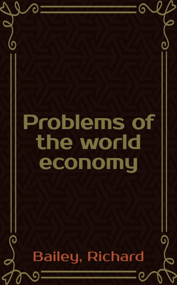 Problems of the world economy